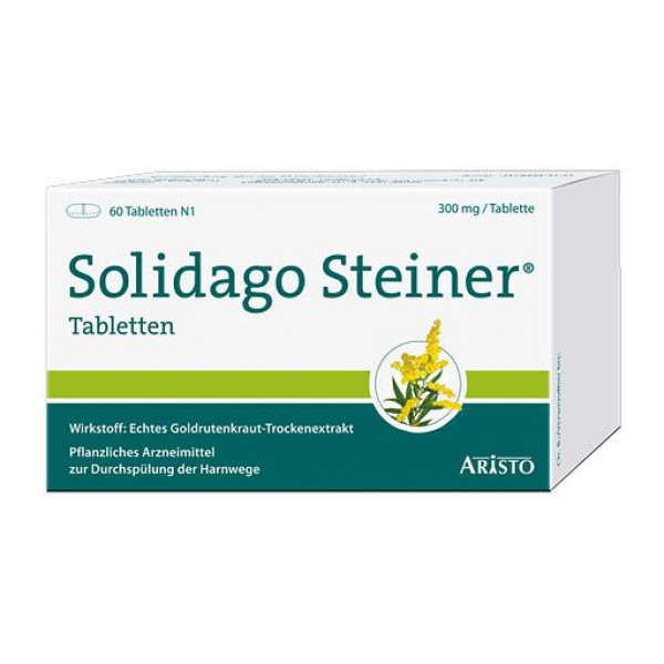 Таблетки от острых инфекций мочевого пузыря SOLIDAGO STEINER Tabletten 60 шт Aristo Pharma Таблетки от острых инфекций мочевого пузыря SOLIDAGO STEINER Tabletten 60 шт Aristo Pharma